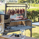 BBQ03 SS Argentine Santa Maria Wood Fire & Charcoal Gaucho Grill
