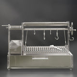 BBQ25SS Built-In Stainless Steel Santa Maria Wood Fire & Charcoal Gaucho Grill