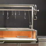 BBQ28SS XL Stainless Steel Santa Maria Wood Fire & Charcoal Gaucho Grill