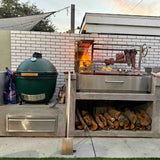 BBQ25SS Built-In Stainless Steel Santa Maria Wood Fire & Charcoal Gaucho Grill