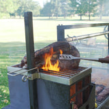 BBQ03SI Argentine Santa Maria Wood Fire & Charcoal Gaucho Grill