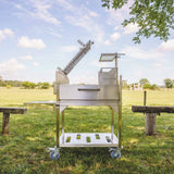 BBQ33SS Argentine Clamp Grill with Firebox