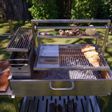 BBQ23SS Argentine Santa Maria Wood Fire & Charcoal Gaucho Grill